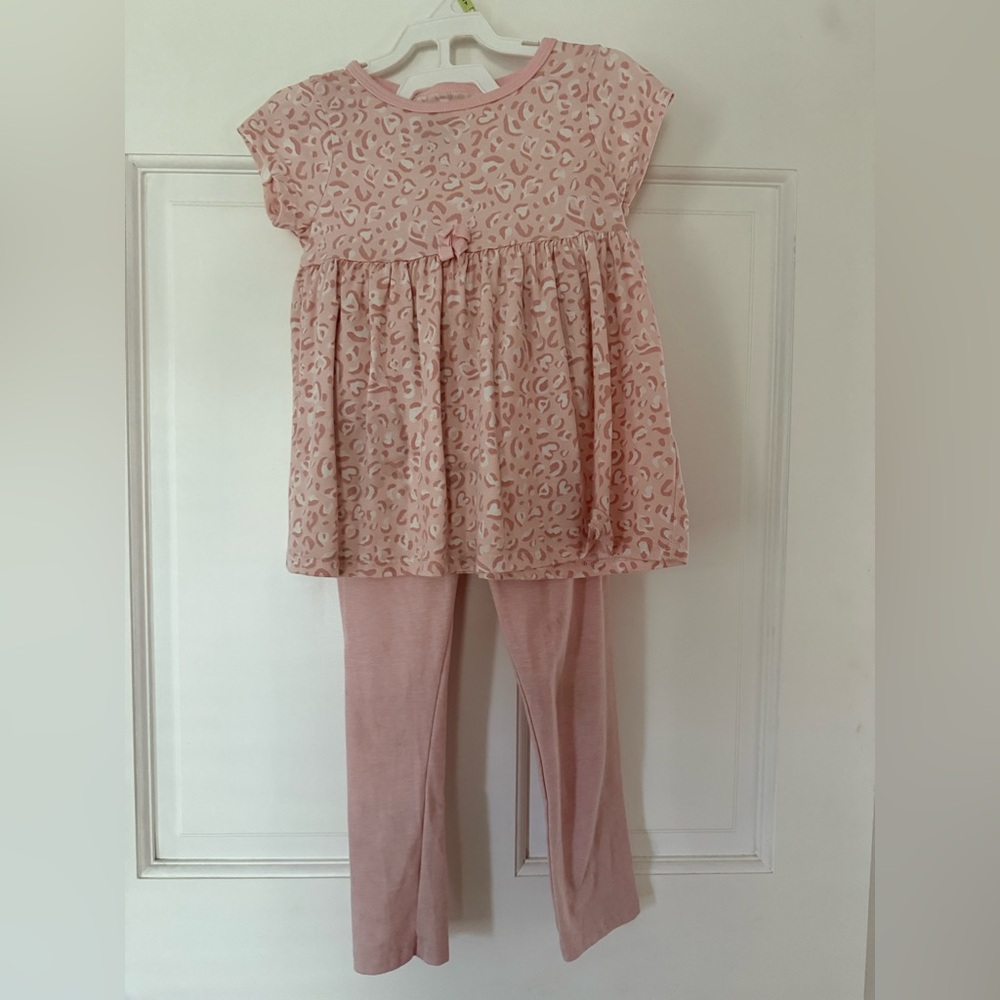 First Impressions Pink Animal Print Set